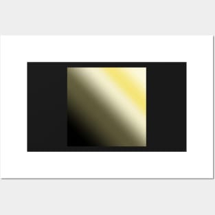 Gold black Gradient color Posters and Art